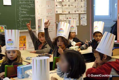 BRAVO LES CE1 !  VOICI DE FUTURS GOURMETS...